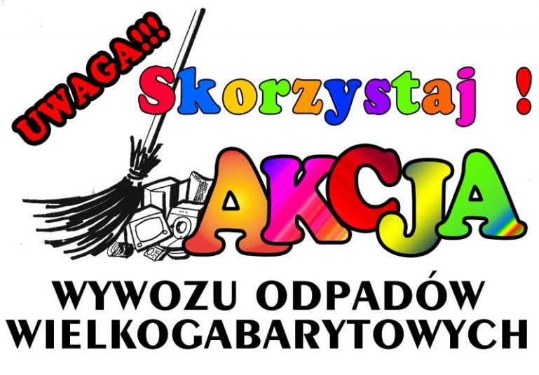 Ogłoszenie w sprawie zbiórki odpadów wielkogabarytowychna terenie gminy Wieruszów