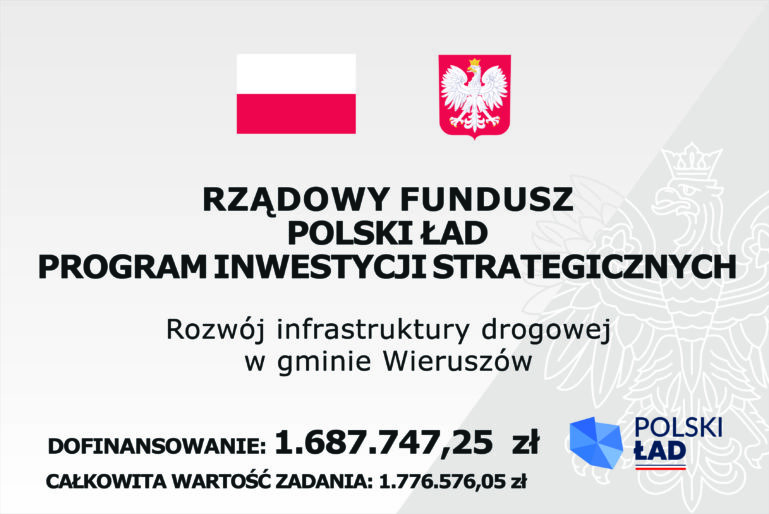 „Rozwój infrastruktury drogowej w gminie Wieruszów” – podpisanie umowy