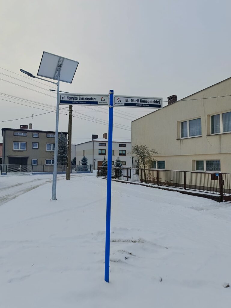 Zakończono przebudowę ulicy Marii Konopnickiej w Wieruszowie